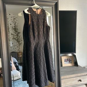 Donna Morgan Black Dress w/pockets Sz 4